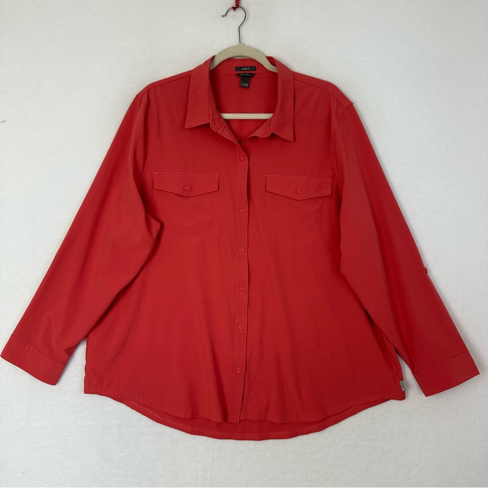 Eddie Bauer Classic Fit Red Shirt